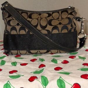 Authentic Vintage Y2K Signature Black Coach Bag